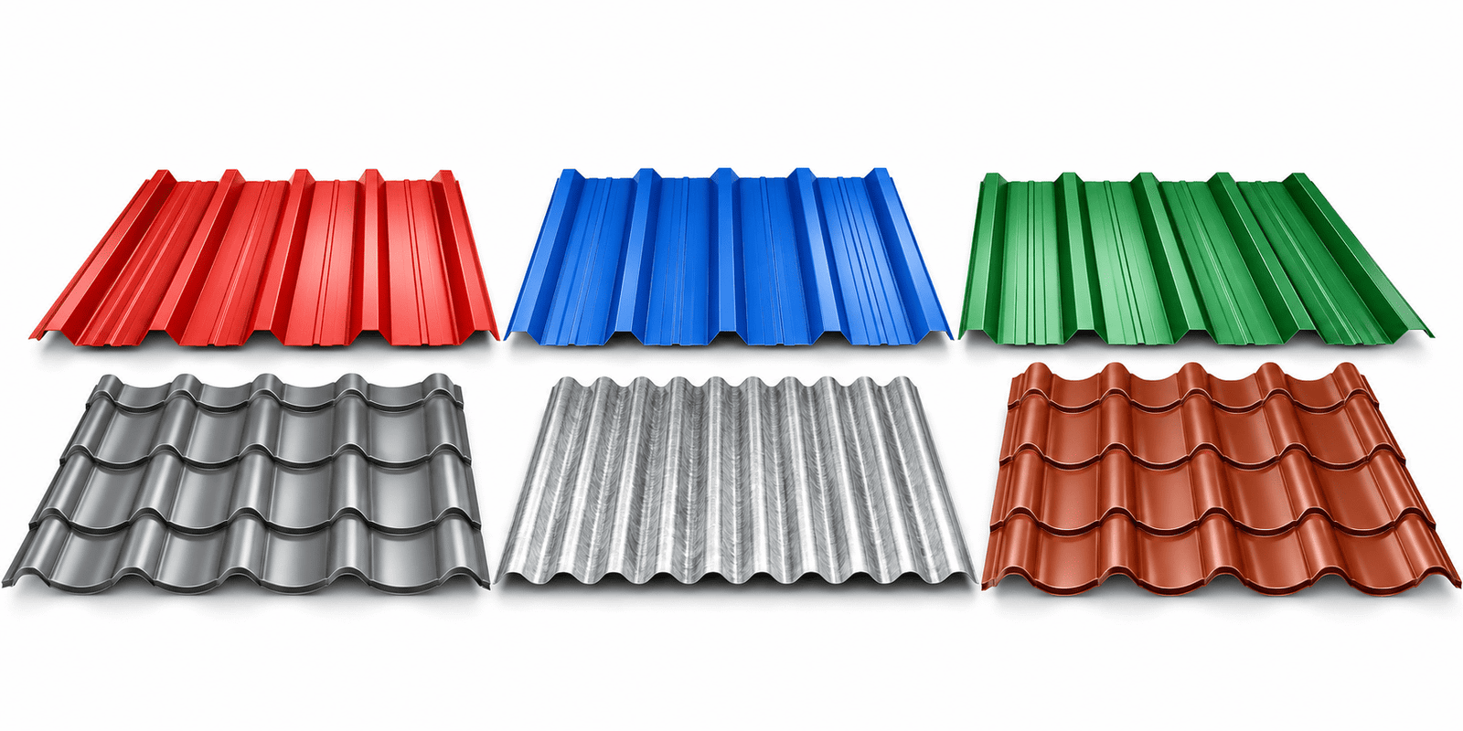Colour Coated Profile Sheets manufactured by Shiv Industries